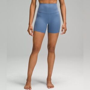 Lululemon Blue Bike Shorts